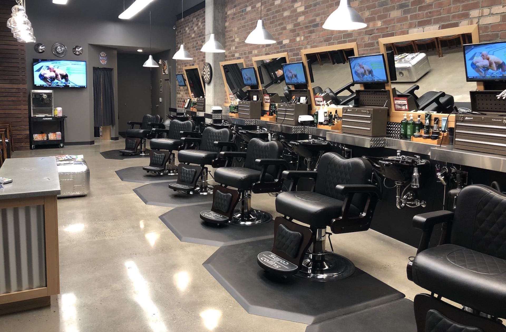 Barber shop interior